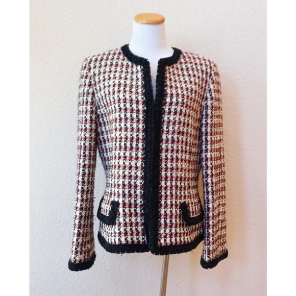 Jackets & Blazers - Dana Buchman tweed wool blend jacket